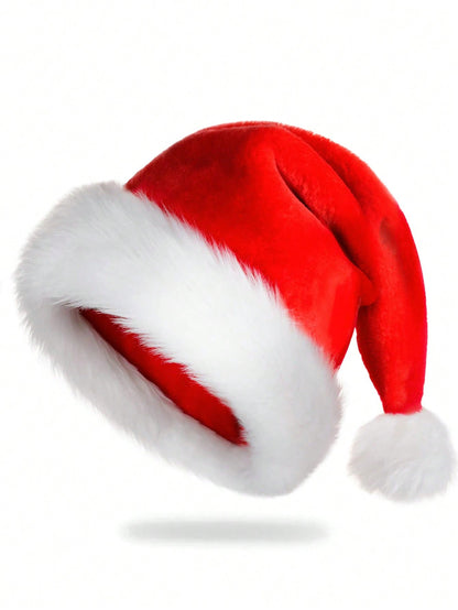 قبعة سانتا كلوز من الفلفت مصممة للأطفال قطعة واحدة