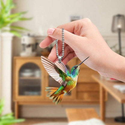 قلادة Colibri للسيارة مقاومة للماء من الأكريليك و مفتاح عصري