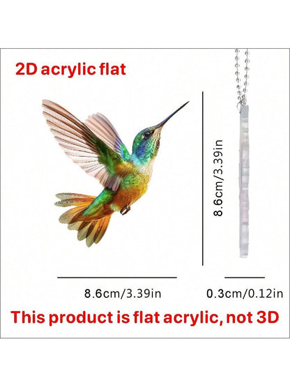 قلادة للسيارة مقاومة للماء من الأكريليك و مفتاح عصري