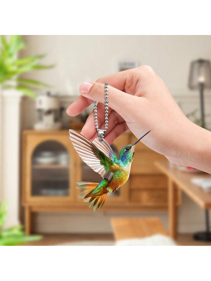 قلادة Colibri للسيارة مقاومة للماء من الأكريليك و مفتاح عصري