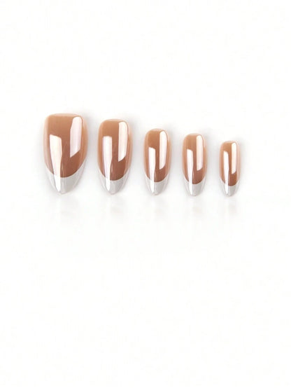 طقم أظافر مزيفة مكون من 30 قطعة