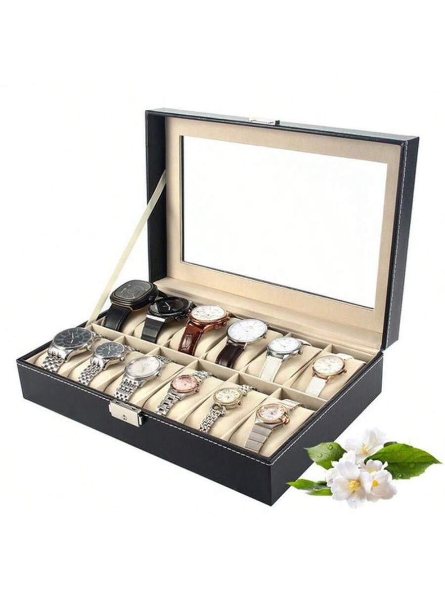 صندوق تخزين المنظم للساعات