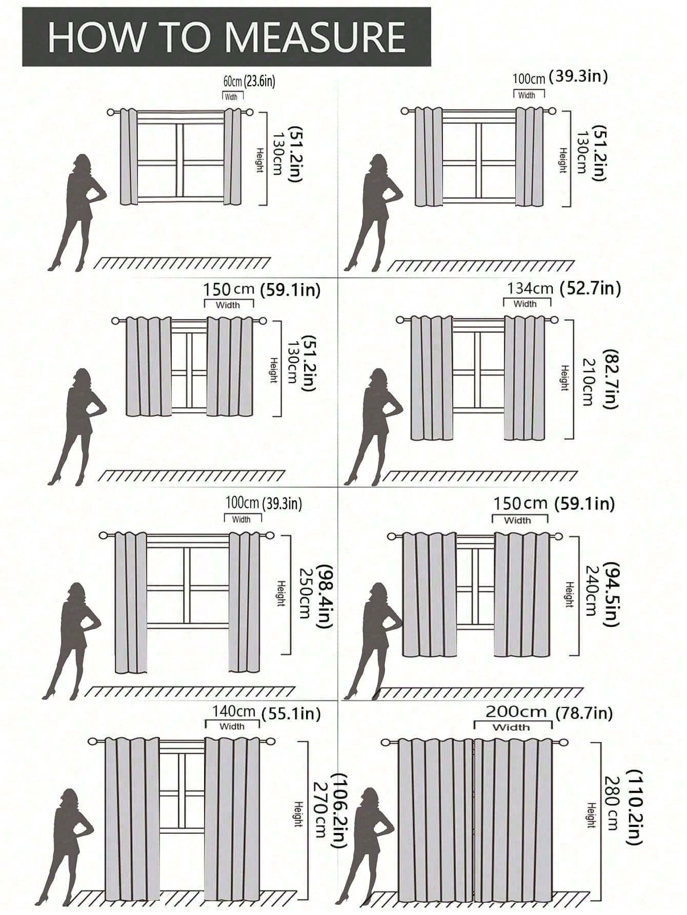 ستار موحد اللون أسود البوليستر