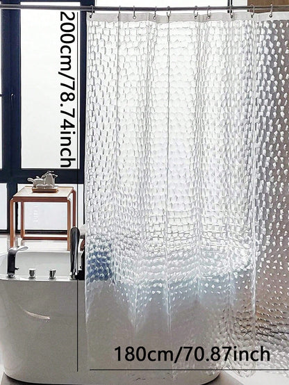 ستارة شفاف دش رشاقته عروة منفصل الى حمام قطعة واحدة