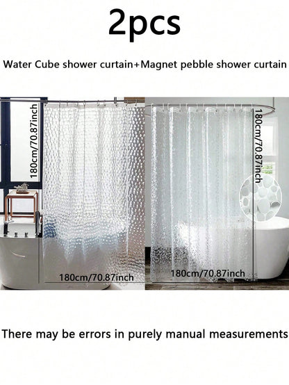 ستارة شفاف دش رشاقته عروة منفصل الى حمام قطعة واحدة