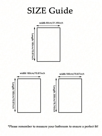 ستارة شفاف دش رشاقته عروة منفصل الى حمام قطعة واحدة