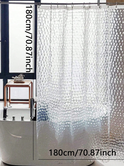 ستارة شفاف دش رشاقته عروة منفصل الى حمام قطعة واحدة