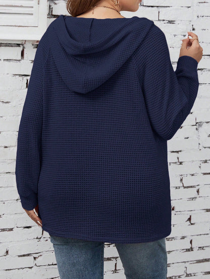 لوزة هودي بتصميم أنيق بخيط جذب وأحادية اللون