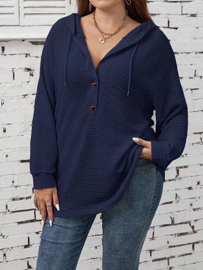 لوزة هودي بتصميم أنيق بخيط جذب وأحادية اللون