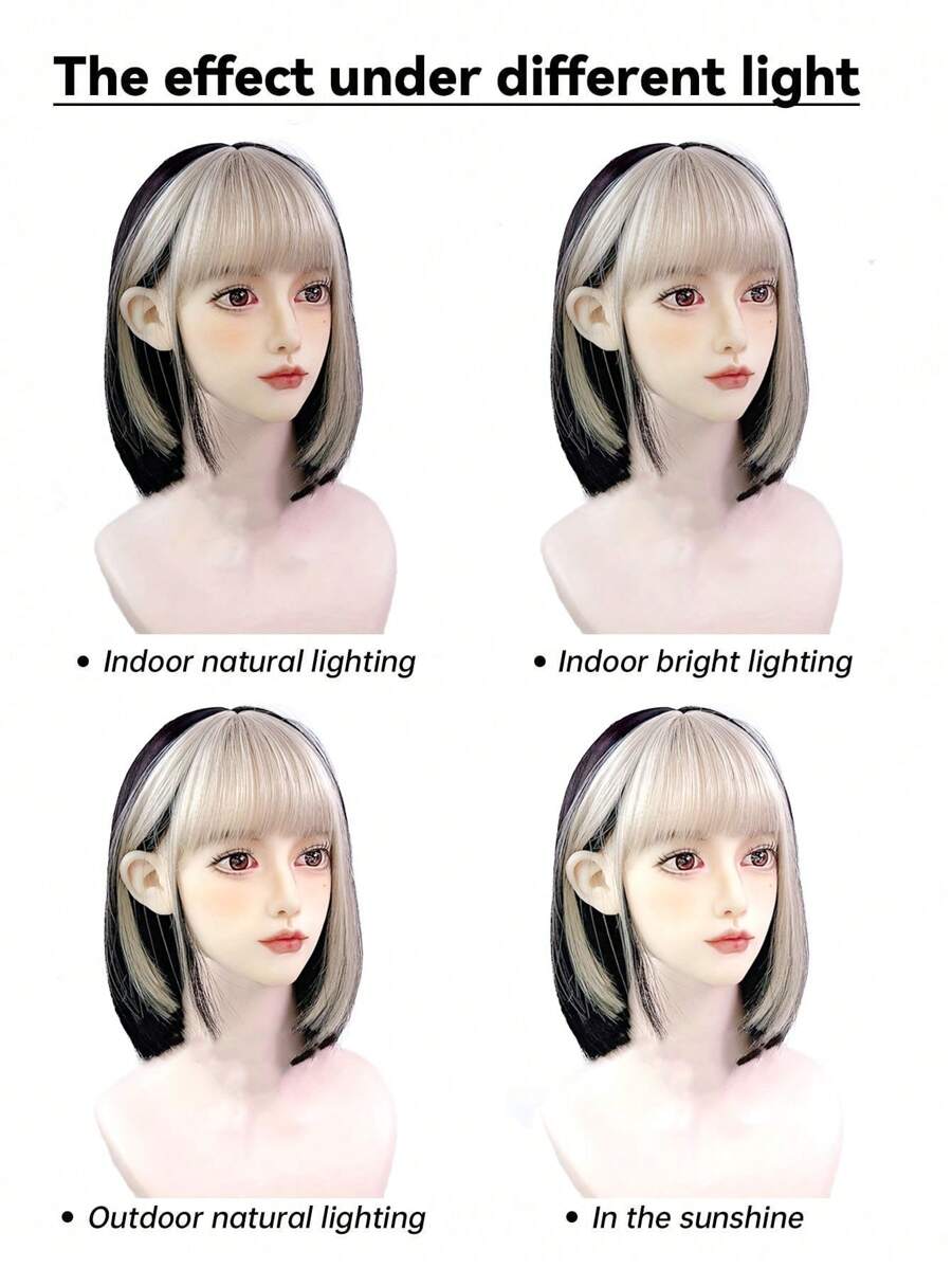 شعر مستعار بوب قصير