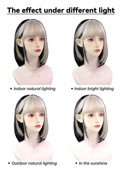 شعر مستعار بوب قصير