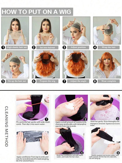 شعر مستعار بوب قصير