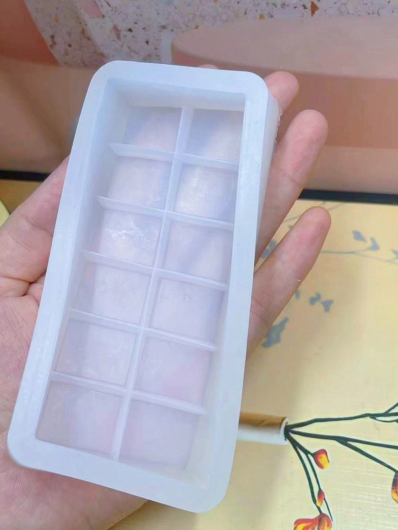 قالب سيليكون مستطيل 1 قطعة لصنع الشموع والشوكولاتة والخبز والكعك وثلج المكعبات DIY