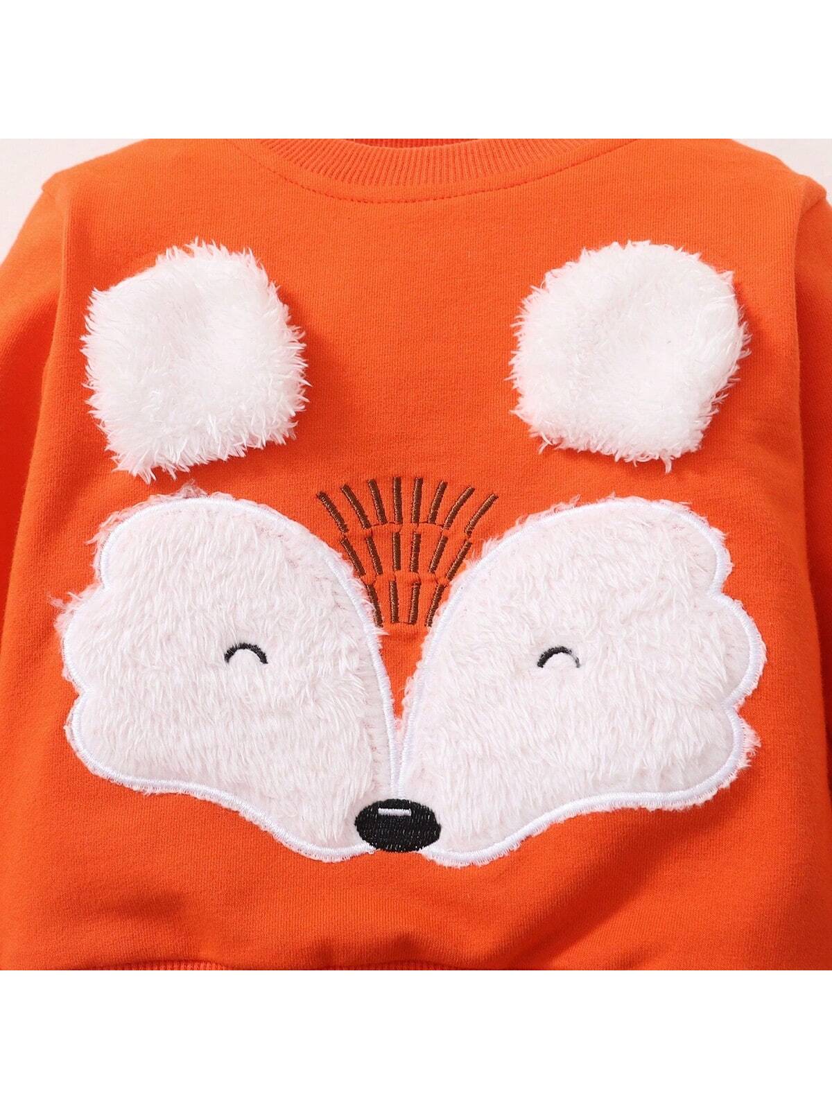 ازياء مزينة بطرز الثعلب الجديدة للبنات الصغار