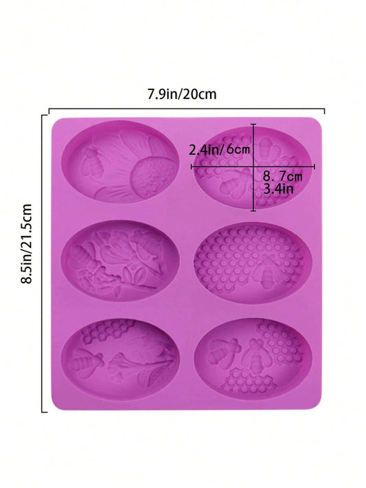 قطعة واحدة تصميم النحل صابون قالب