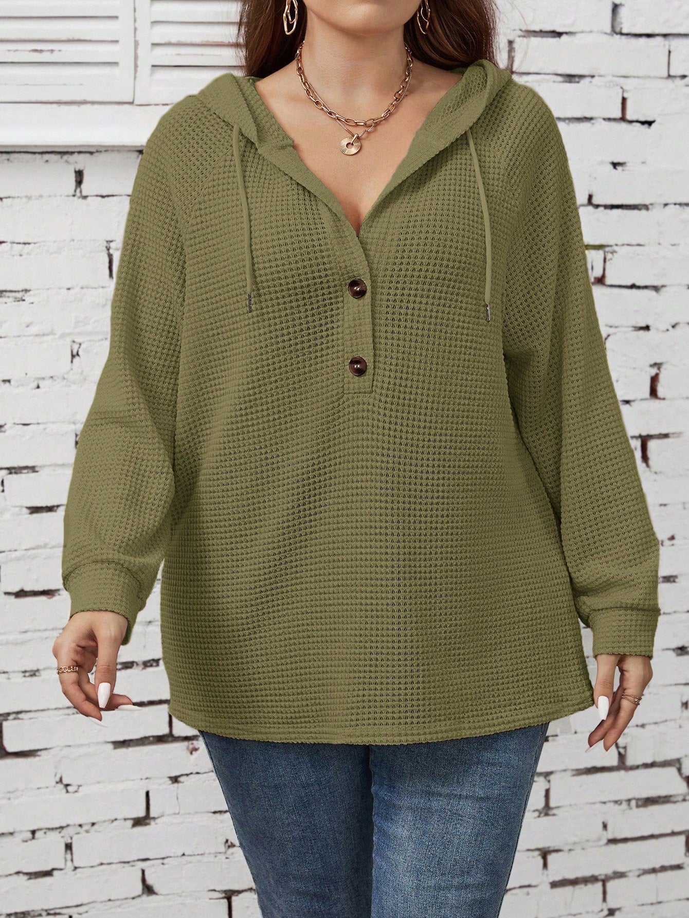 سترة كاجوال كنزة قطنية ذات جيب جانبي مع رباط خصر