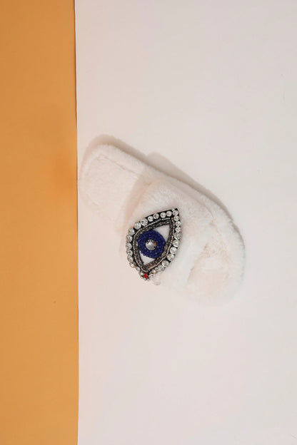 شباشب منزلية غامضة للنساء من حجر الراين