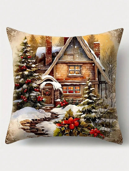 أغطية وسادات احتفالية زخرفية للعيد المجيد 4قطع