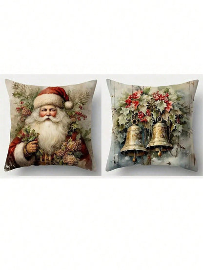 أغطية وسادات احتفالية زخرفية للعيد المجيد 4قطع