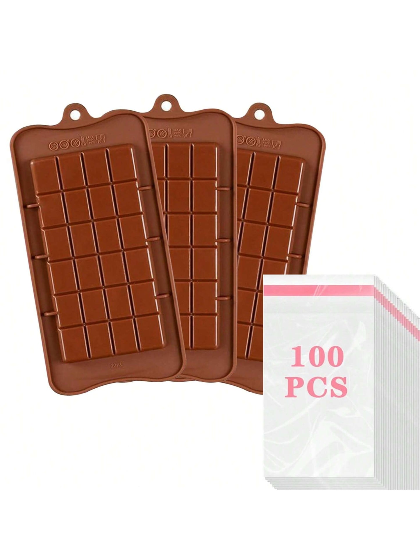 قالب شريحة شوكولاتة ب- 6 تجاويف عميقة