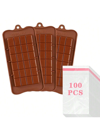 قالب شريحة شوكولاتة ب- 6 تجاويف عميقة