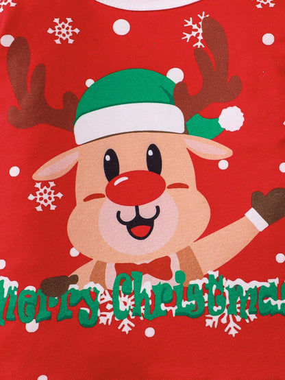 طقم ملابس للأطفال الرضع بنين لعيد الميلاد