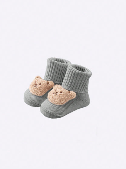 زوجان من قبعات وجوارب البيرة الطفولية المحبوكة