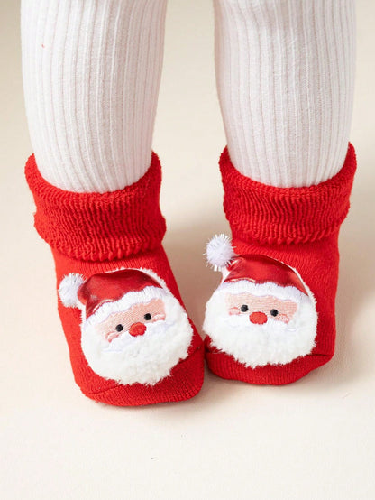 زوج من الجوارب القصيرة المضادة للانزلاق للأطفال