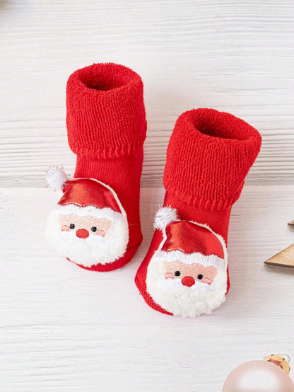 زوج من الجوارب القصيرة المضادة للانزلاق للأطفال