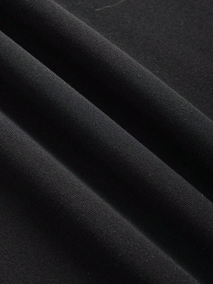 بلوزة طويلة الأكمام مطبوعة بالزنجبيل للنساء، بياقة مستديرة،