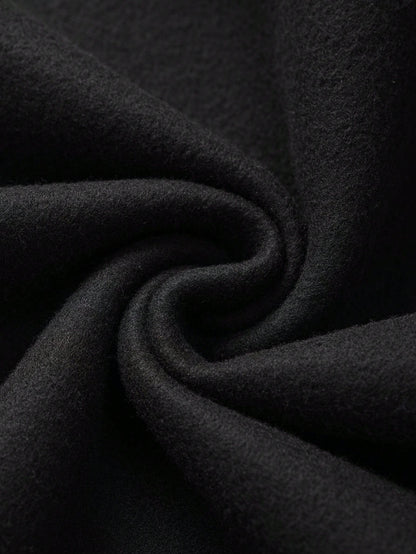 بلوزة طويلة الأكمام مطبوعة بالزنجبيل للنساء، بياقة مستديرة،