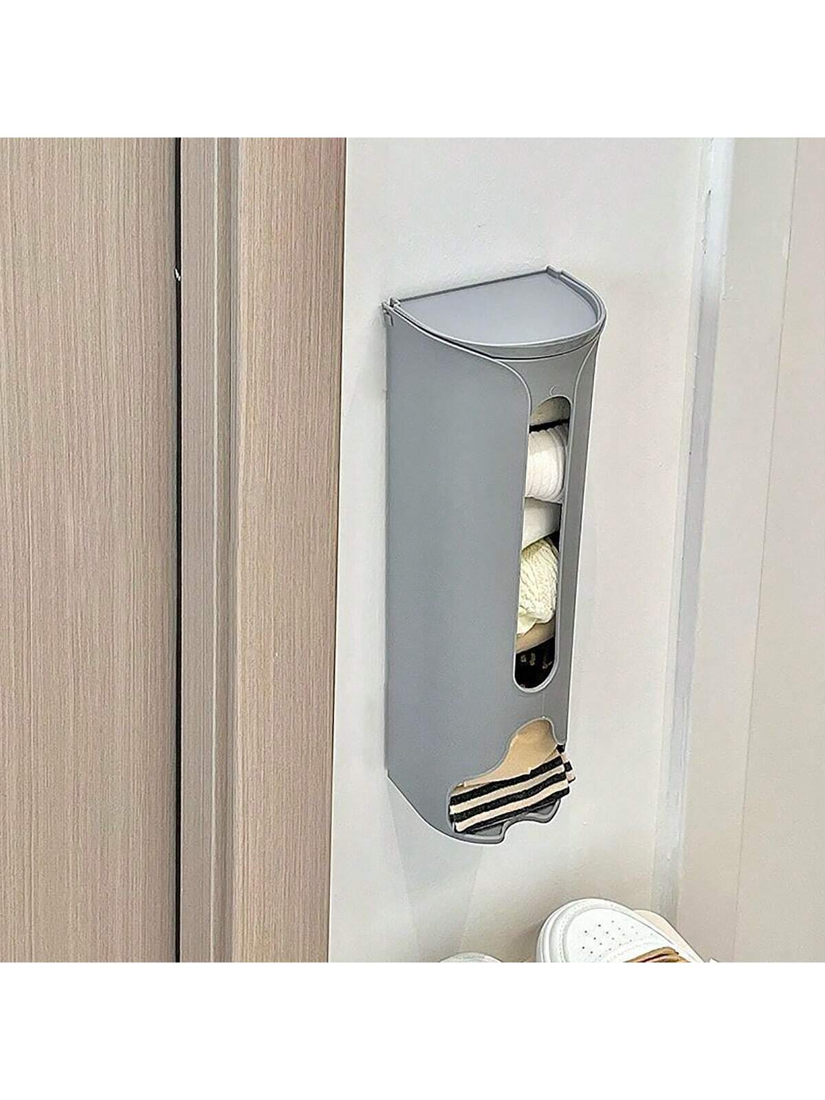 قطعة واحدة من منظم صندوق تخزين الملابس الداخلية والجوارب المثبت على الحائط