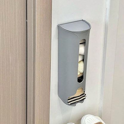 قطعة واحدة من منظم صندوق تخزين الملابس الداخلية والجوارب المثبت على الحائط