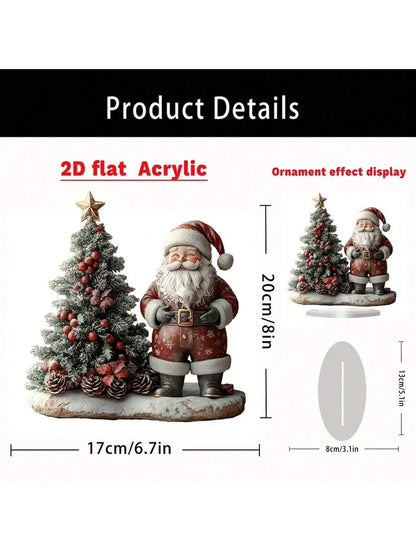 قطعة واحدة سانتا كلوز بتصميم بوهيمي فاخر من الاكريليك عالي الجودة