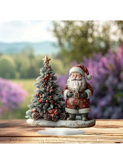 قطعة واحدة سانتا كلوز بتصميم بوهيمي فاخر من الاكريليك عالي الجودة