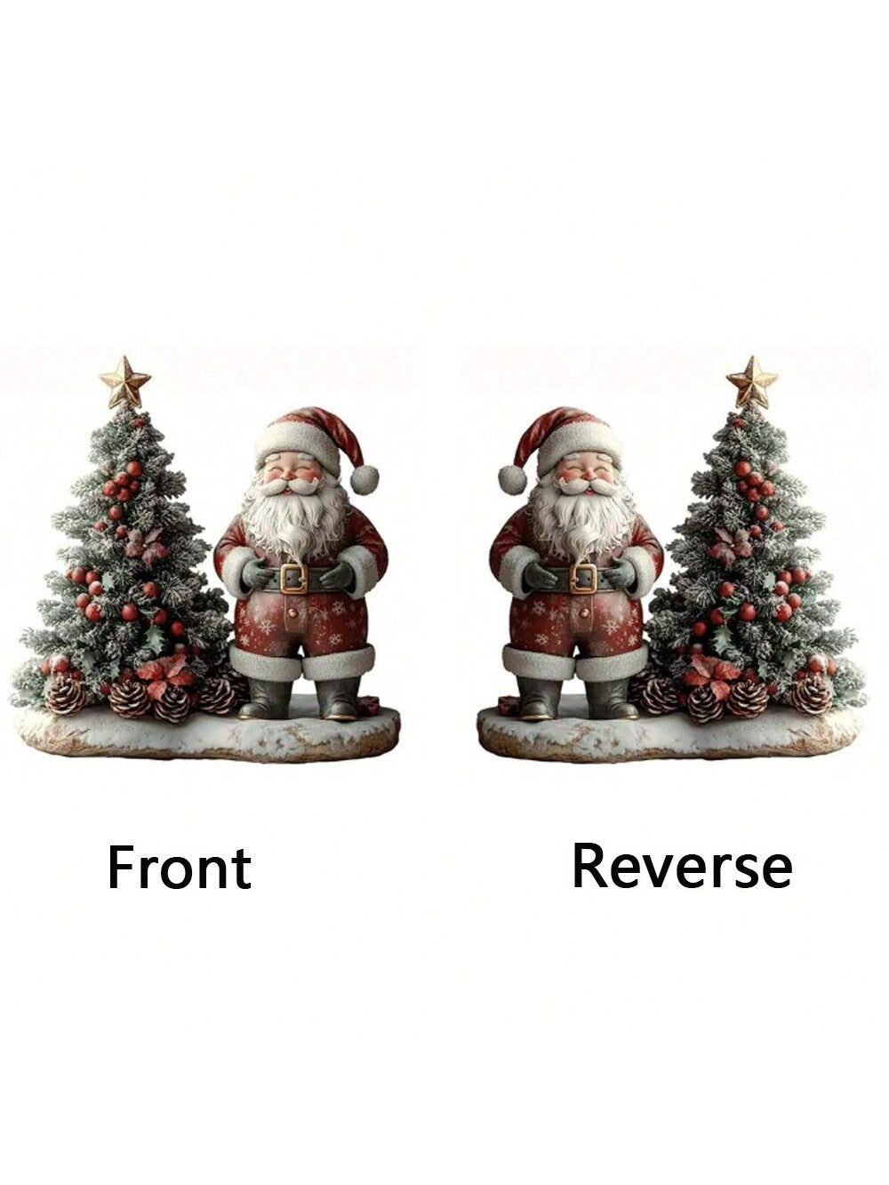 قطعة واحدة سانتا كلوز بتصميم بوهيمي فاخر من الاكريليك عالي الجودة