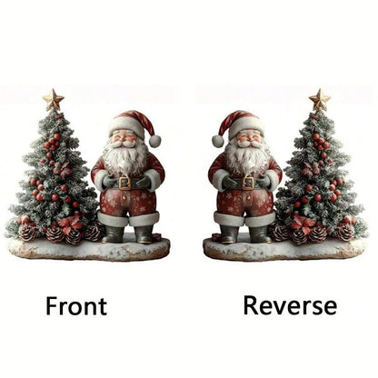 قطعة واحدة سانتا كلوز بتصميم بوهيمي فاخر من الاكريليك عالي الجودة