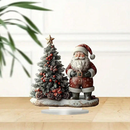 قطعة واحدة سانتا كلوز بتصميم بوهيمي فاخر من الاكريليك عالي الجودة