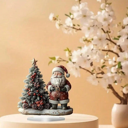 قطعة واحدة سانتا كلوز بتصميم بوهيمي فاخر من الاكريليك عالي الجودة