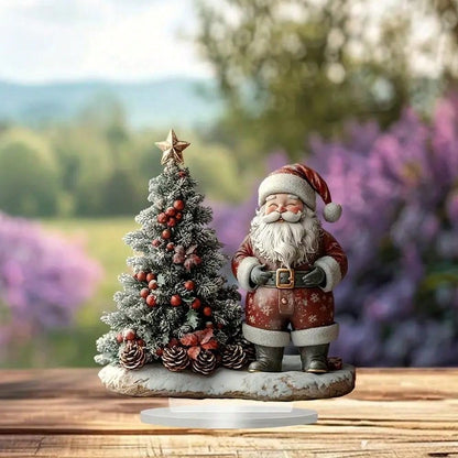 قطعة واحدة سانتا كلوز بتصميم بوهيمي فاخر من الاكريليك عالي الجودة