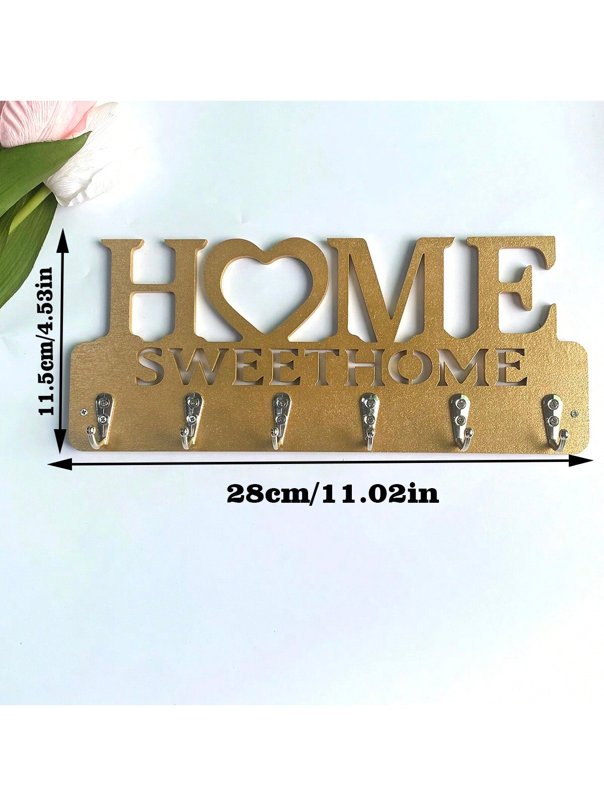 رف حائطي مثبت للمفاتيح