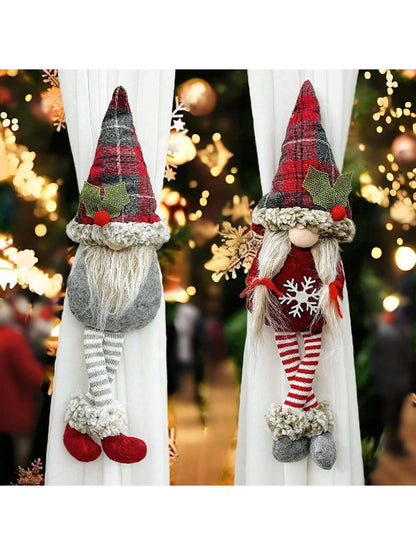 قطعة آرت ديكو عيد الميلاد جنوم ستائر تيباكس