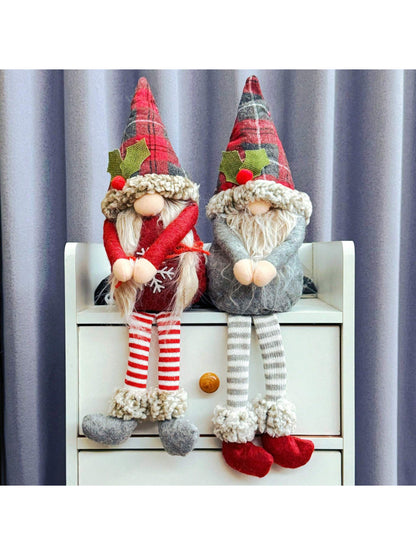 قطعة آرت ديكو عيد الميلاد جنوم ستائر تيباكس