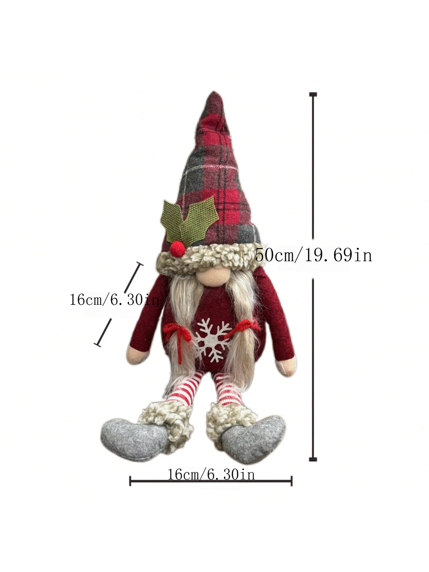 قطعة آرت ديكو عيد الميلاد جنوم ستائر تيباكس