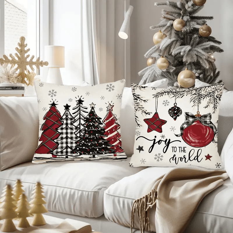 غطاء وسائد اعياد الميلاد