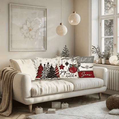 غطاء وسائد اعياد الميلاد