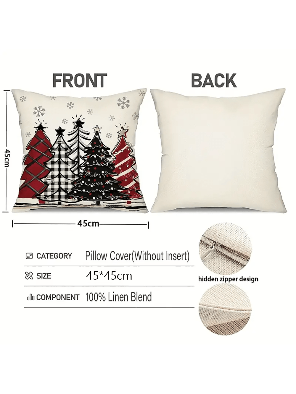 غطاء وسائد اعياد الميلاد