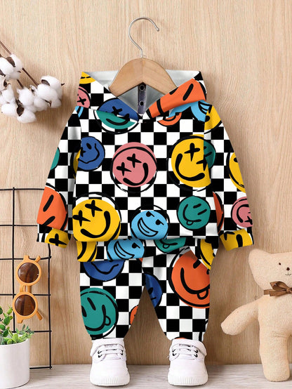 بدلة رياضية للأطفال الرضع من القماش المحبوك اللين