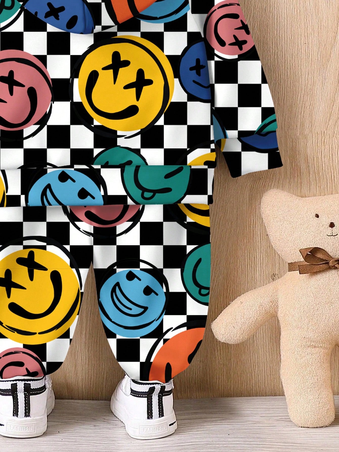 بدلة رياضية للأطفال الرضع من القماش المحبوك اللين