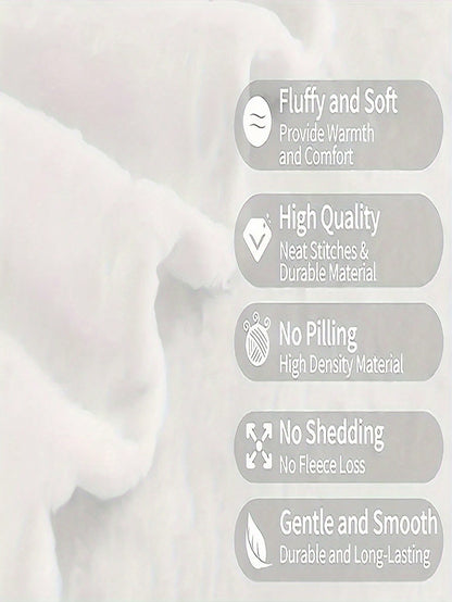 بطانية فانيلا ناعمة بنقشة ثلج عيد الميلاد الدافئة، باللون الأحمر والأبيض